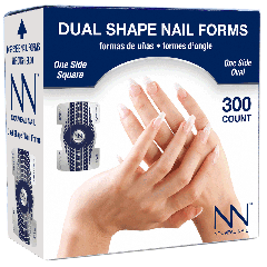 Dual Shape Nail Forms 300ct