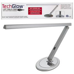 TechGlow LED Table Lamp + USB Phone Charger