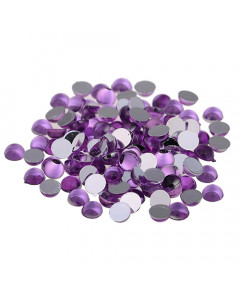 Artistic Gems Round Rhinestones | Purple 144ct